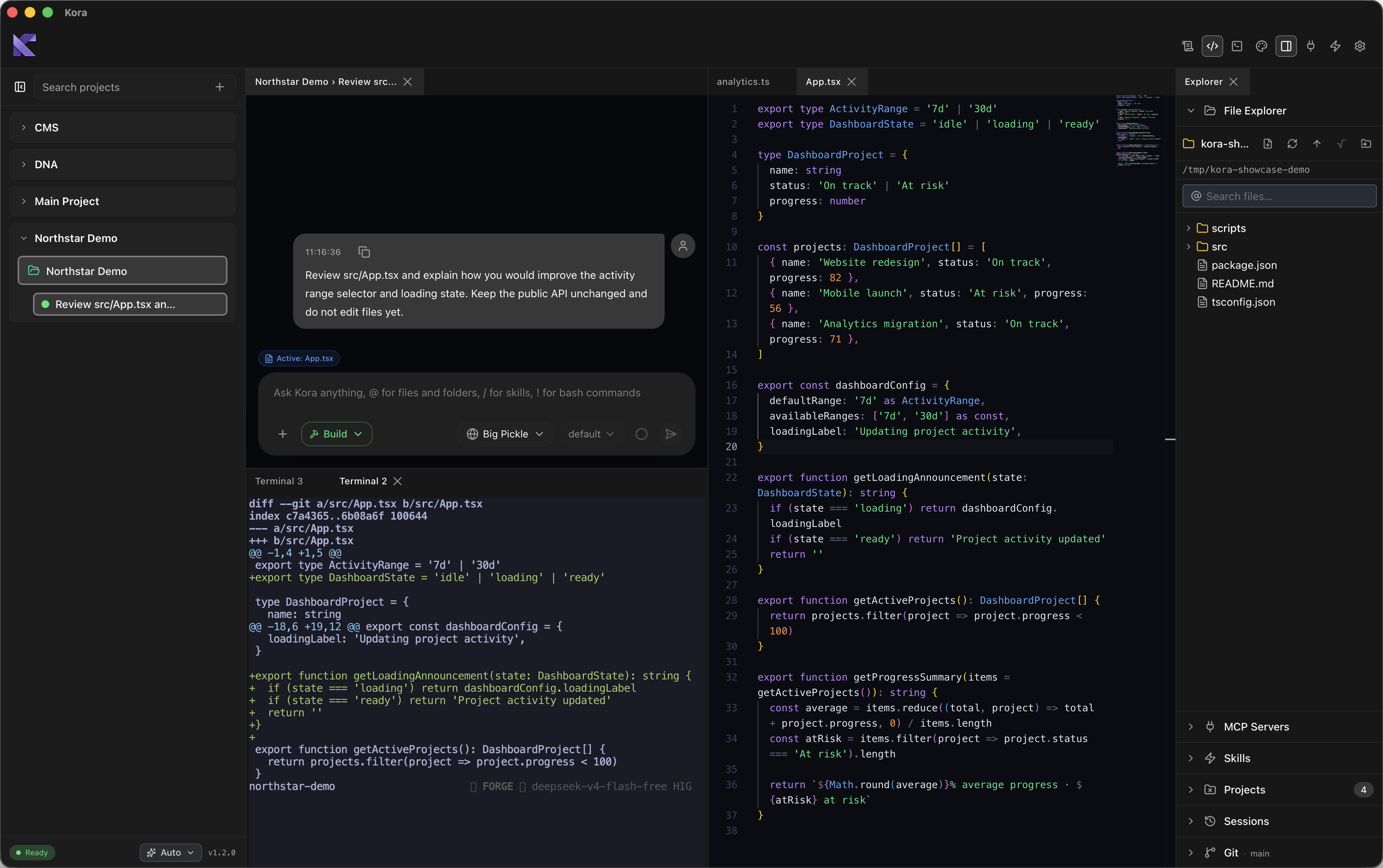 Kora screenshot 1